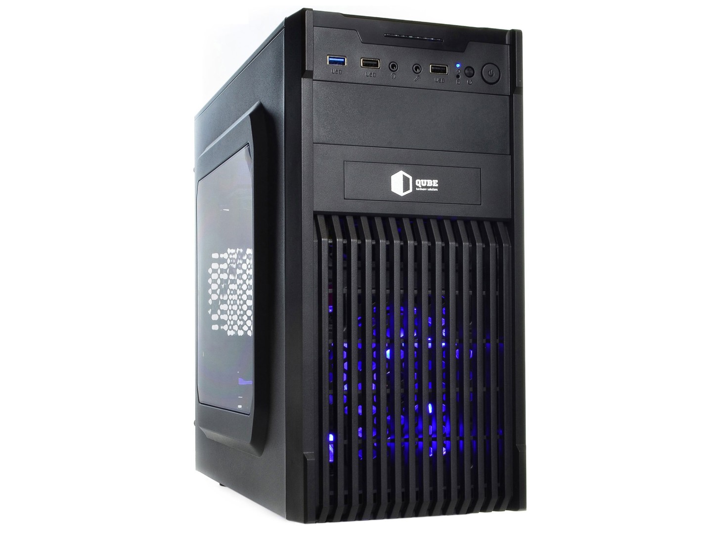Системний блок QUBE QB Ryzen 5 5600 GT 1030 2GB 1621 (Ryzen55600GT10302GB1621)