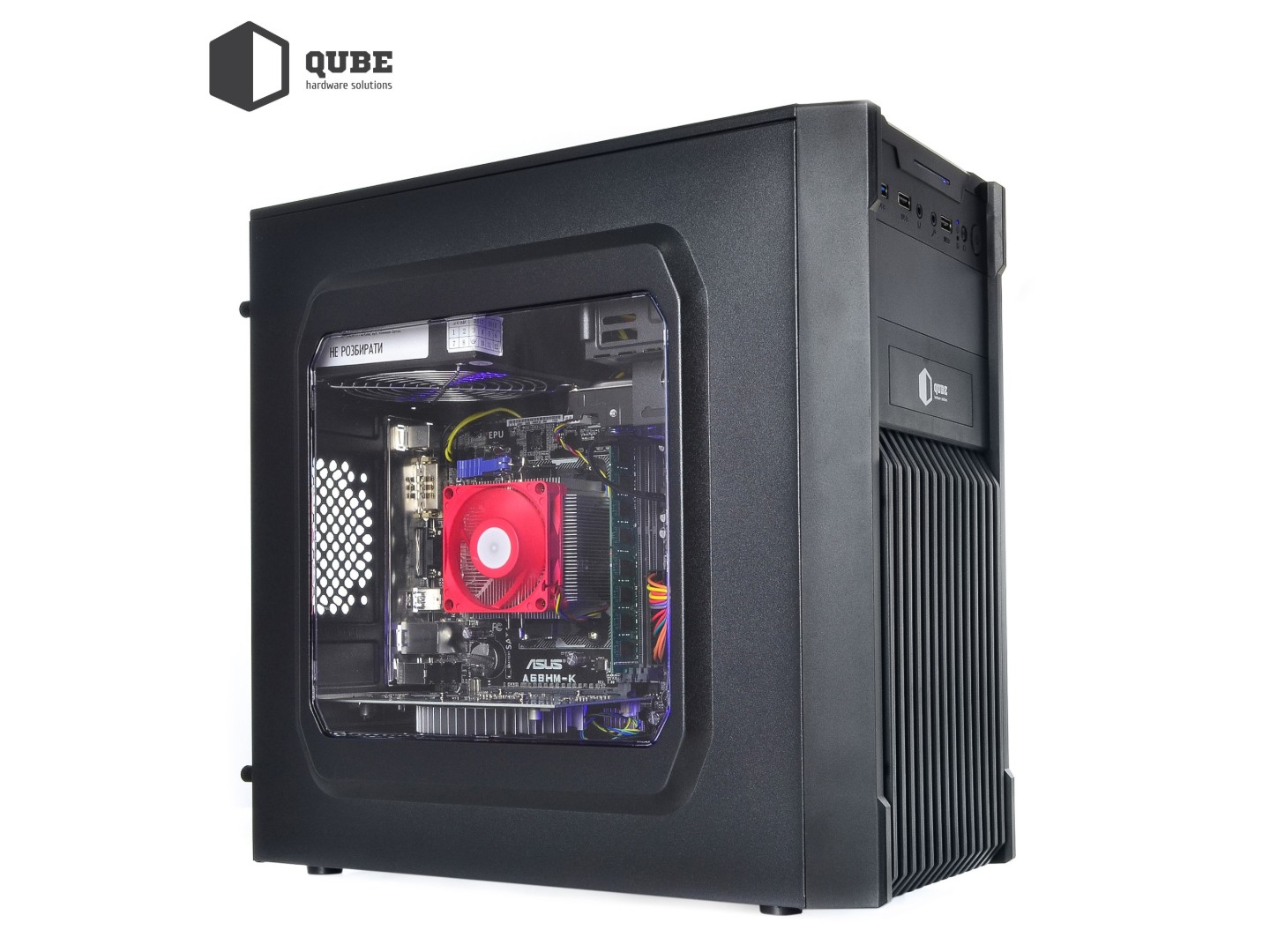 Системний блок QUBE QB Ryzen 5 5600 GT 1030 2GB 162 (Ryzen55600GT10302GB162) — фото 2