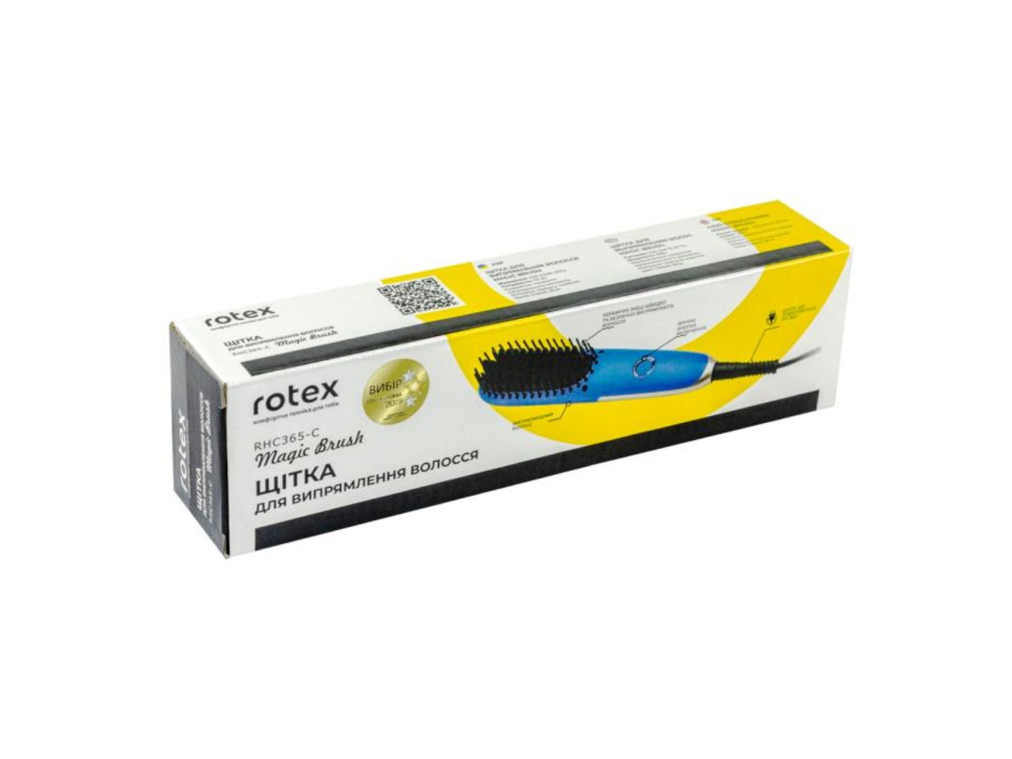 Вирівнювач волосся Rotex RHC365-C Magic Brush — фото 4