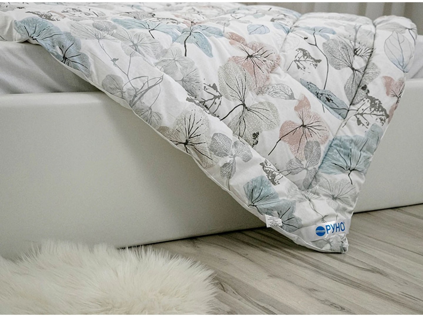 Ковдра демісезонна полуторна Руно 140х205 Comfort+ Wool Harmony бязь (321.02ШК+У_Wool Harmony) — фото 3
