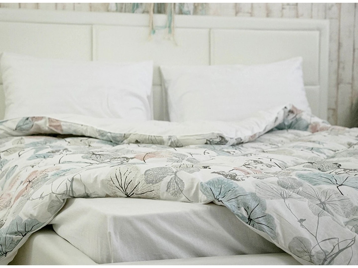 Ковдра демісезонна двоспальна євро Руно 200х220 Comfort+ Wool Harmony бязь (322.02ШК+У_Wool Harmony) — фото 3