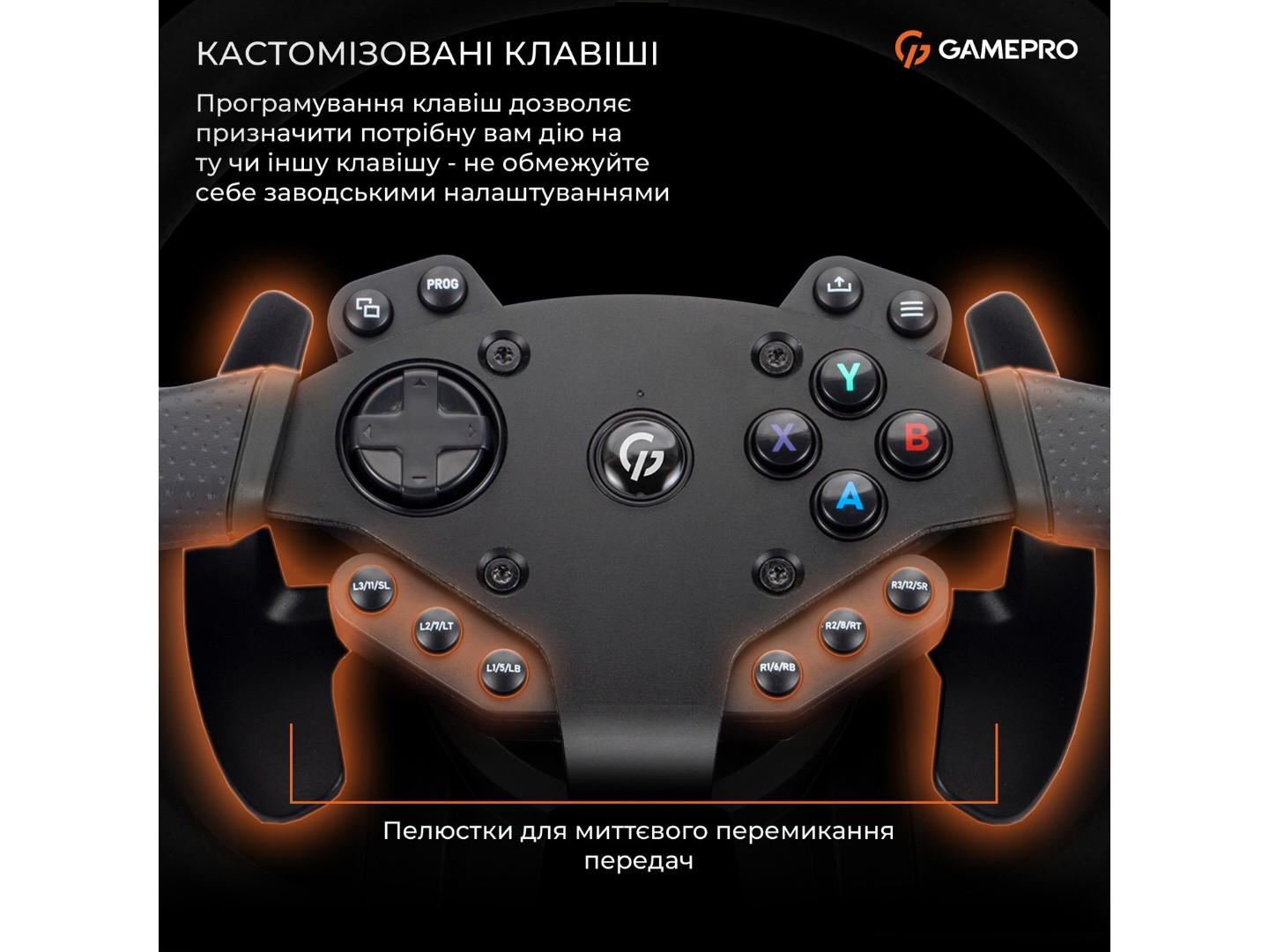 Кермо GamePro XBOXONE/PS4/PS3/PC/SWITCH (RW575PM) — фото 15