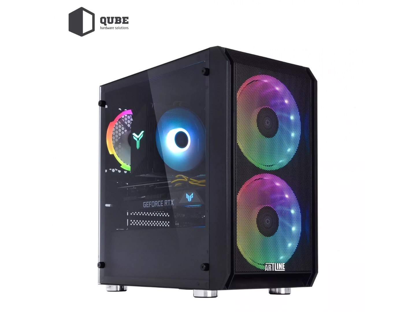Системний блок QUBE QB Ryzen 5 3500X RTX 5050 8GB NM 3210 (Ryzen53500XRTX50508GBNM3210) — фото 11