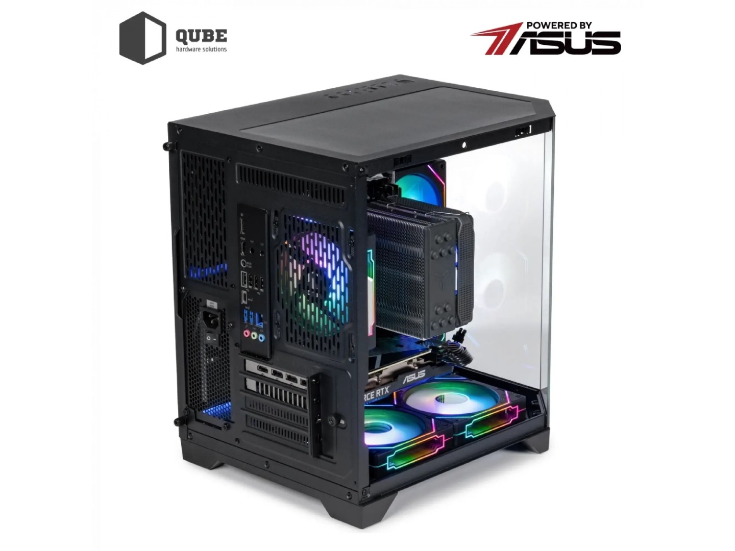 Системний блок QUBE QB Ryzen 5 5500 RTX 5060 Ti 16GB CRb 1610 (Ryzen55500RTX5060TI16GBCRb1610) — фото 10