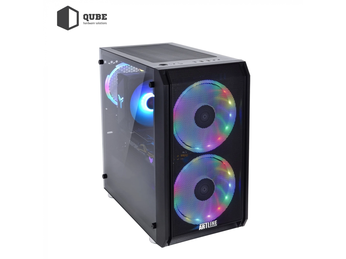 Системний блок QUBE QB Ryzen 5 5600 RTX 5060 8GB NM 1610 (Ryzen55600RTX50608GBNM1610) — фото 11