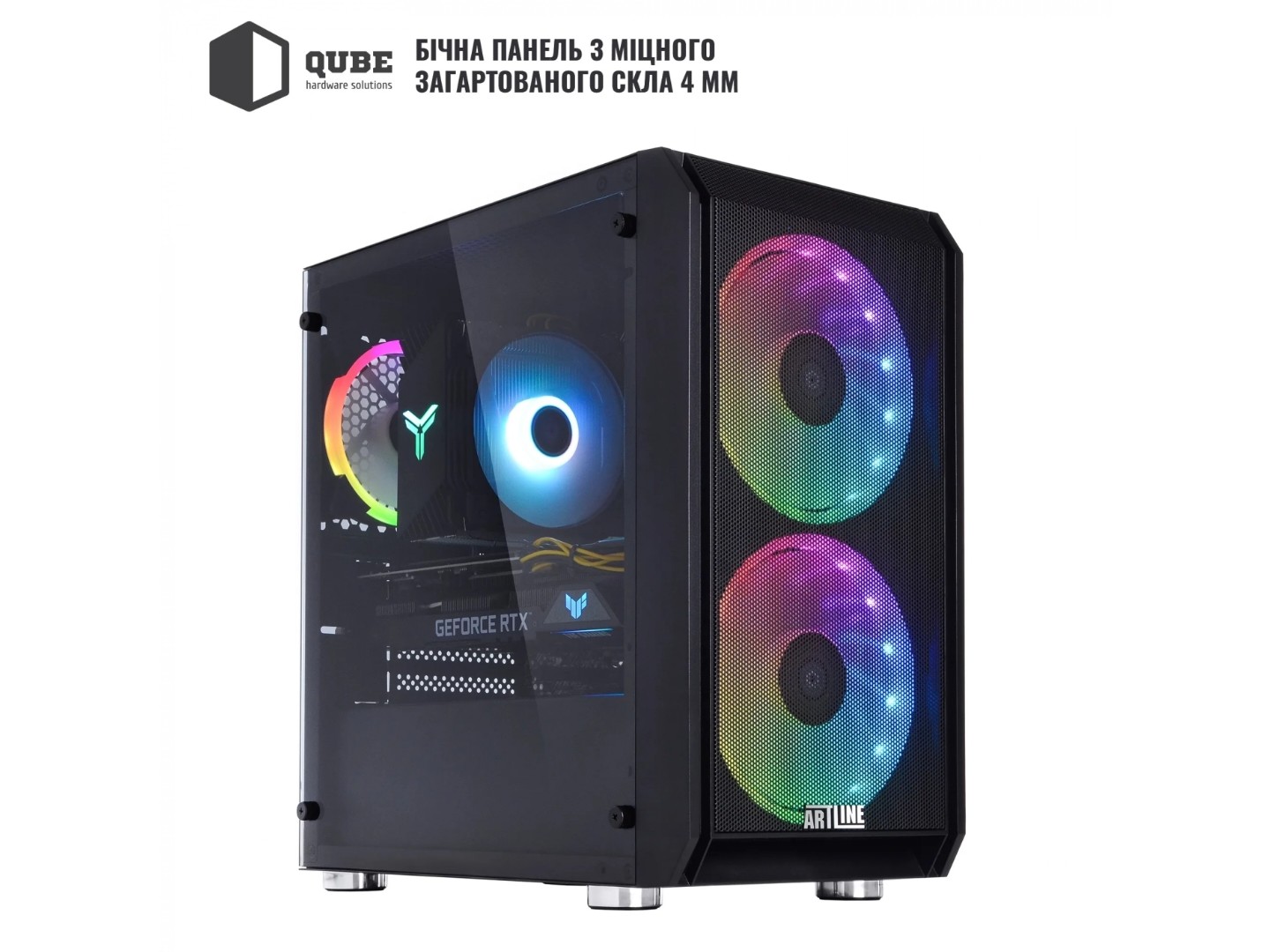 Системний блок QUBE QB Ryzen 5 5600X RTX 5060 Ti 16GB NM 161010Win (Ryzen55600XRTX5060TI16GBNM161010Win) — фото 5