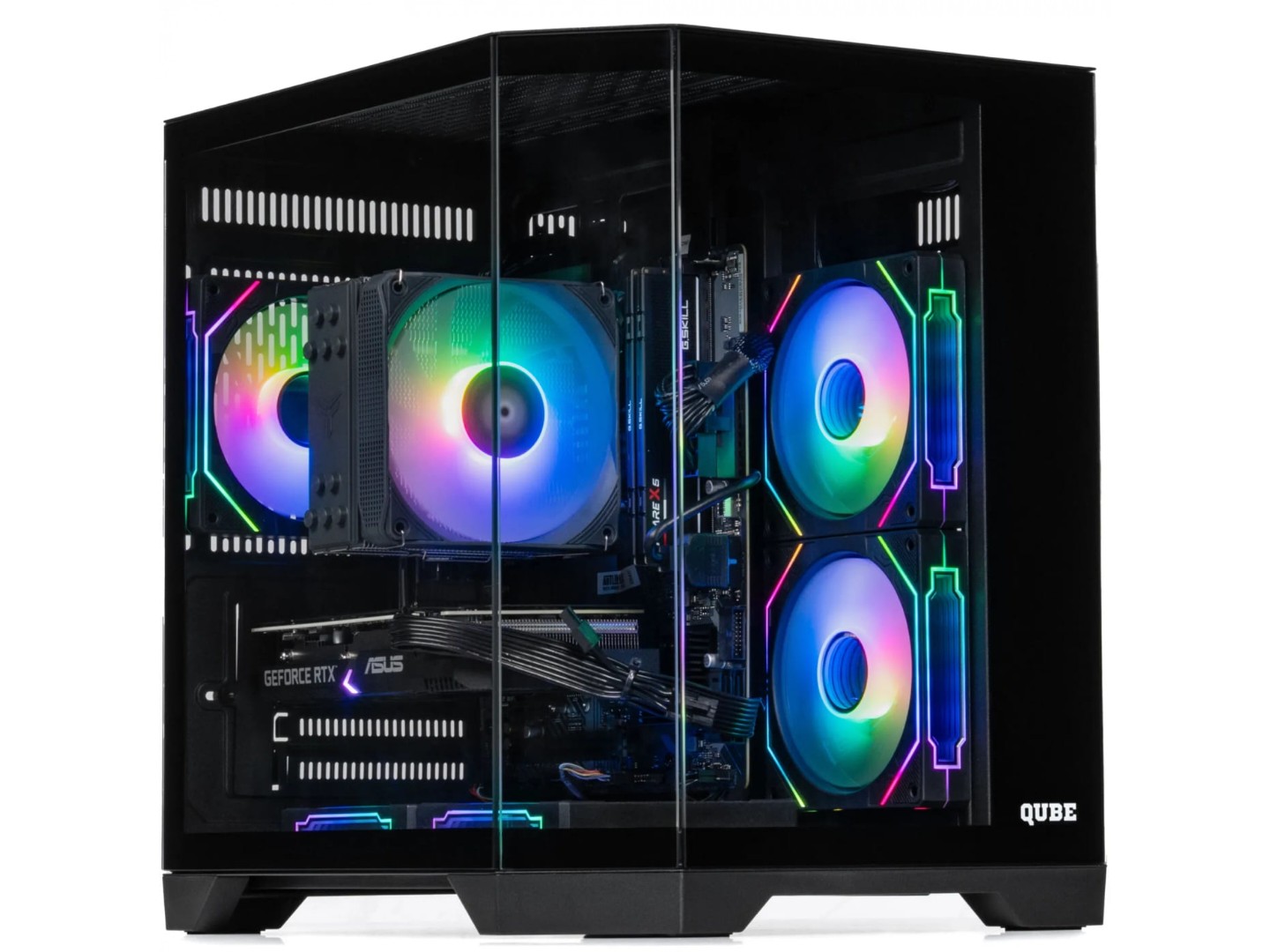 Системний блок QUBE QB Ryzen 5 8400F RTX 5060 Ti 8GB CRb 3220 (Ryzen58400FRTX5060TI8GBCRb3220) — фото 1