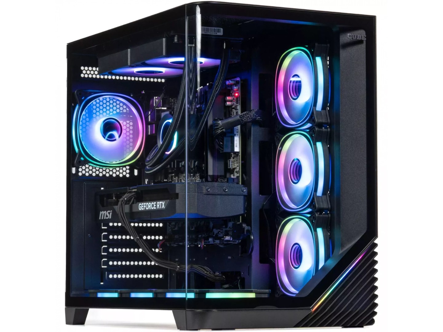 Системний блок QUBE QB Ryzen 7 9700X RTX 5050 8GB MRGb 321010Win (Ryzen79700XRTX50508GBMRGb321010Win) — фото 1
