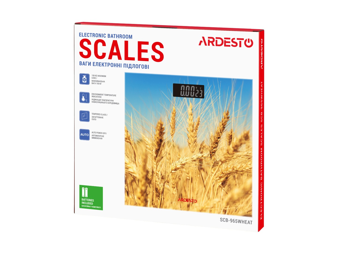 Ваги підлогові ARDESTO SCB-965WHEAT — фото 6