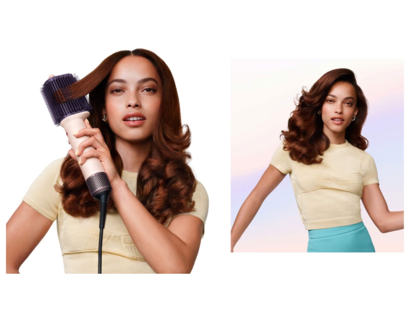 Фен-щітка Dyson Airsmooth HB01-A Ceramic Pink/Rose Gold Рожевий/Золотий (493078-01) — фото 5