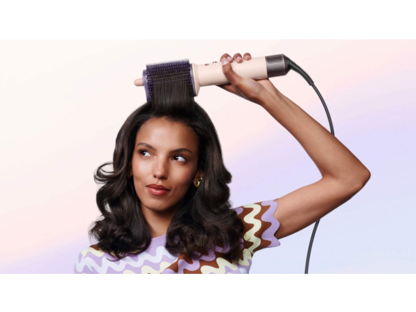 Фен-щітка Dyson Airsmooth HB01-A Ceramic Pink/Rose Gold Рожевий/Золотий (493078-01) — фото 4