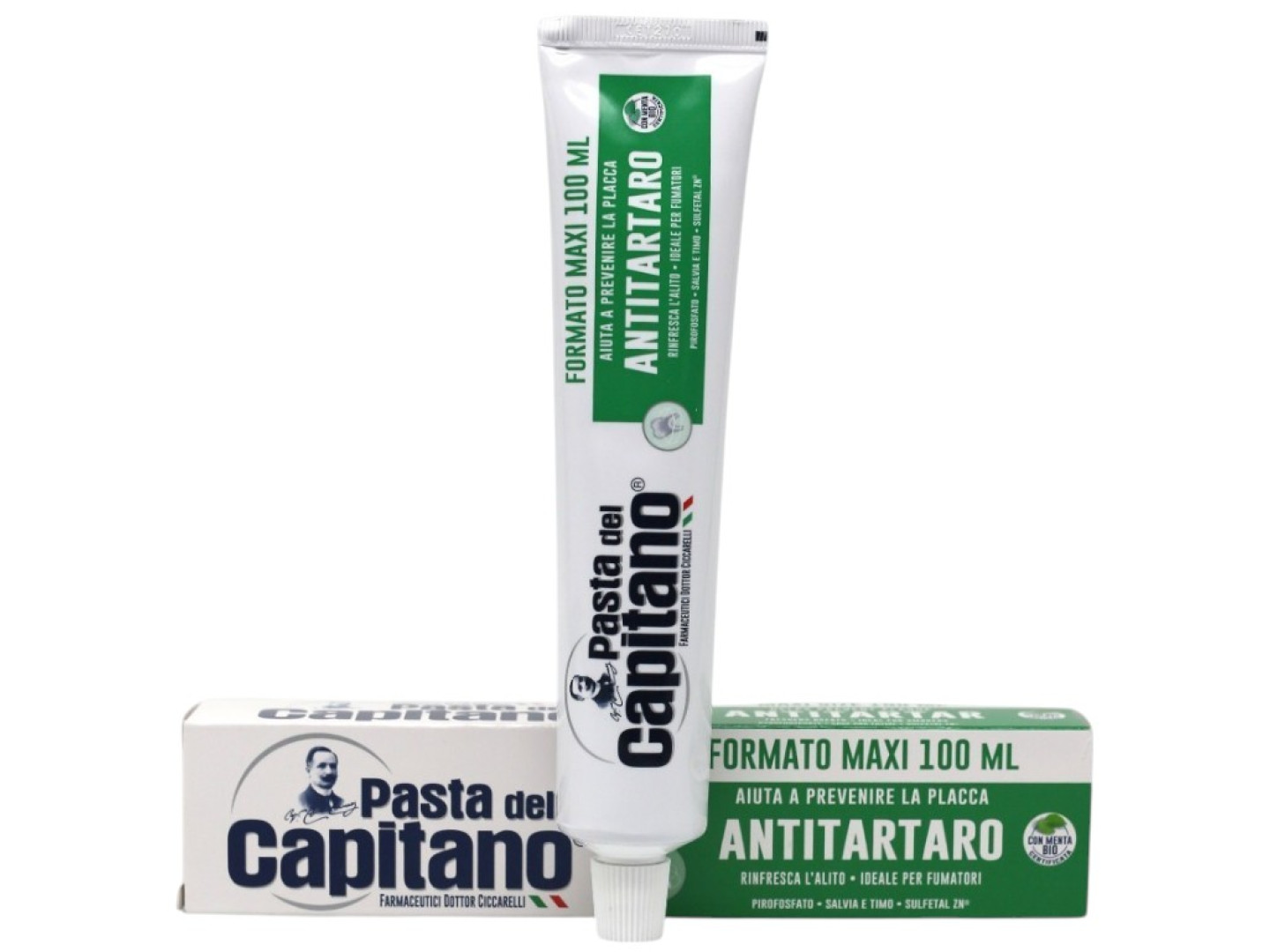Зубна паста Pasta Del Capitano MAXI Antitartaro 100 мл (PTAM100)