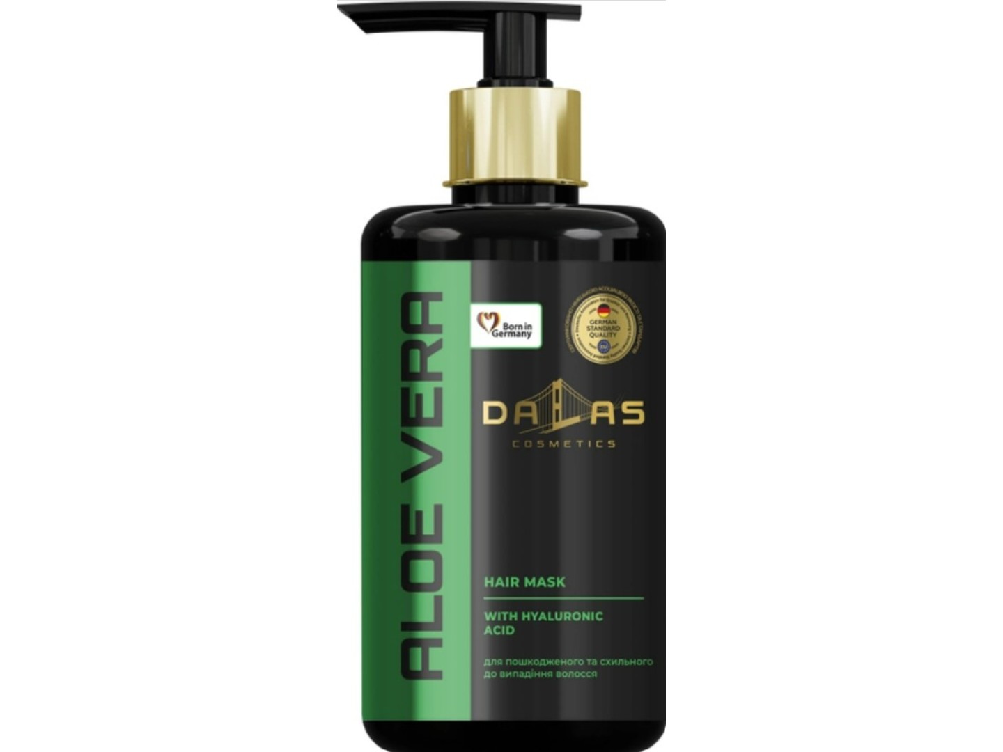Маска для волосся DALAS Aloe vera з гіалуроновою кислотою та натур.соком алое 900 мл — фото 1