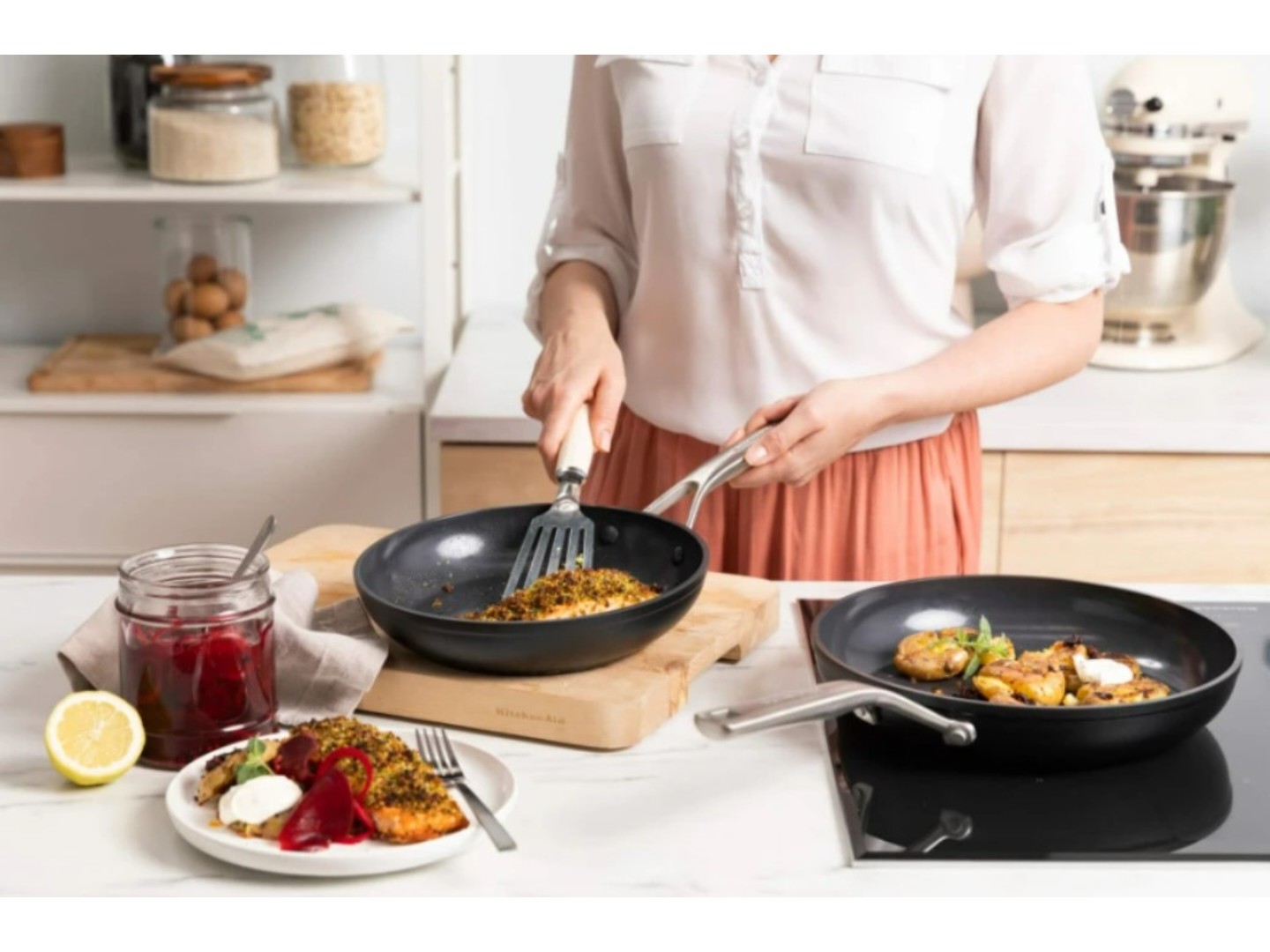 Набір сковорідок KitchenAid FHA 20+28 см (CC005698-001) — фото 3