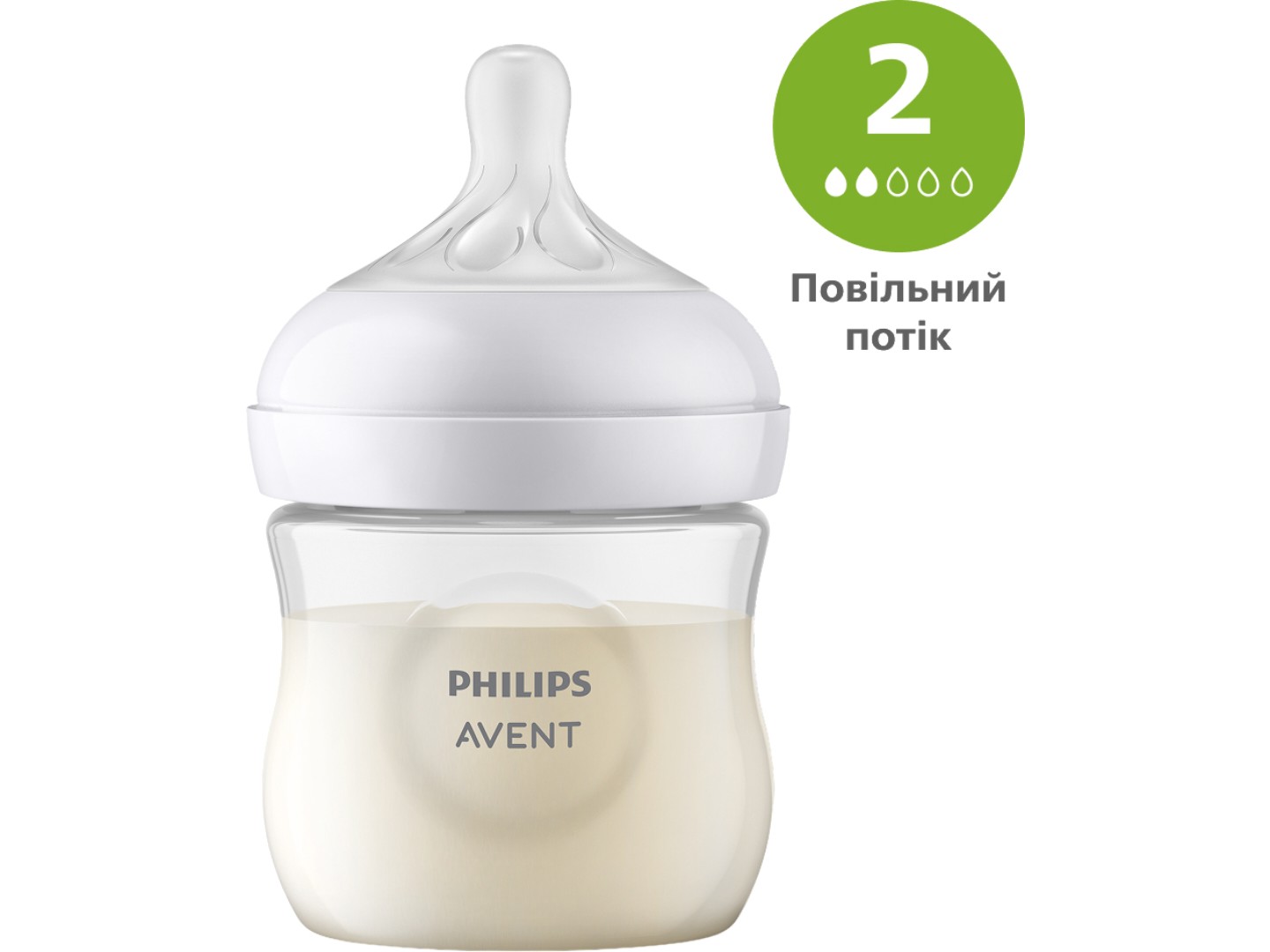 Пляшка для годування Philips AVENT Natural природний потік, 125 мл., 1 шт. (SCY900/01) — фото 1