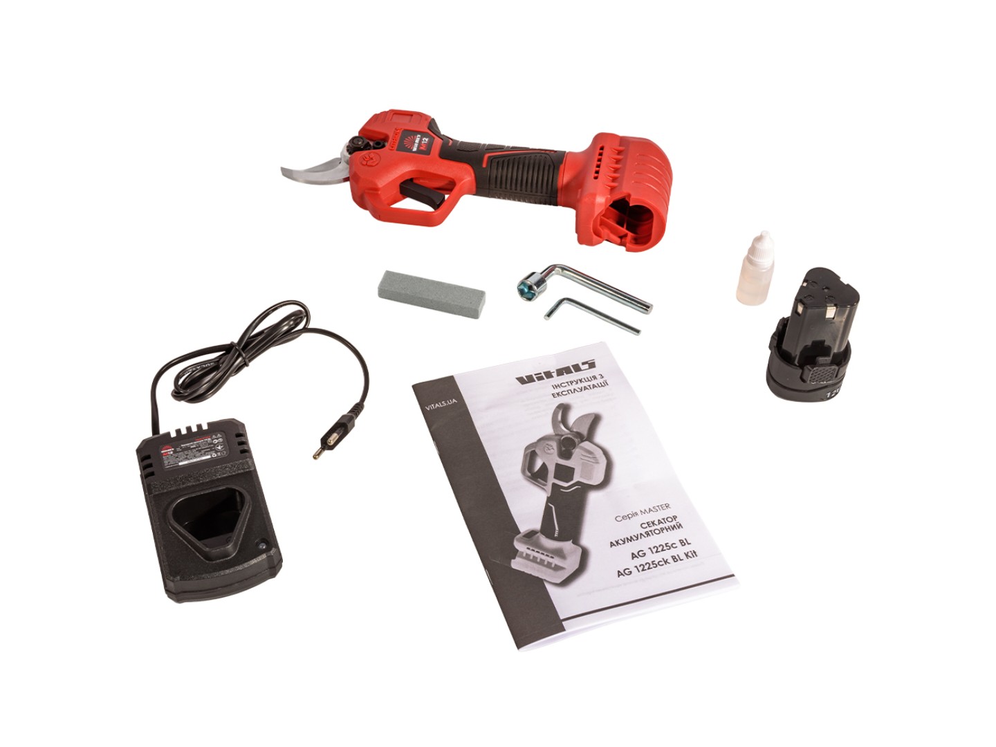 Секатор акумуляторний VITALS Master AG 1225ck BL Kit — фото 12