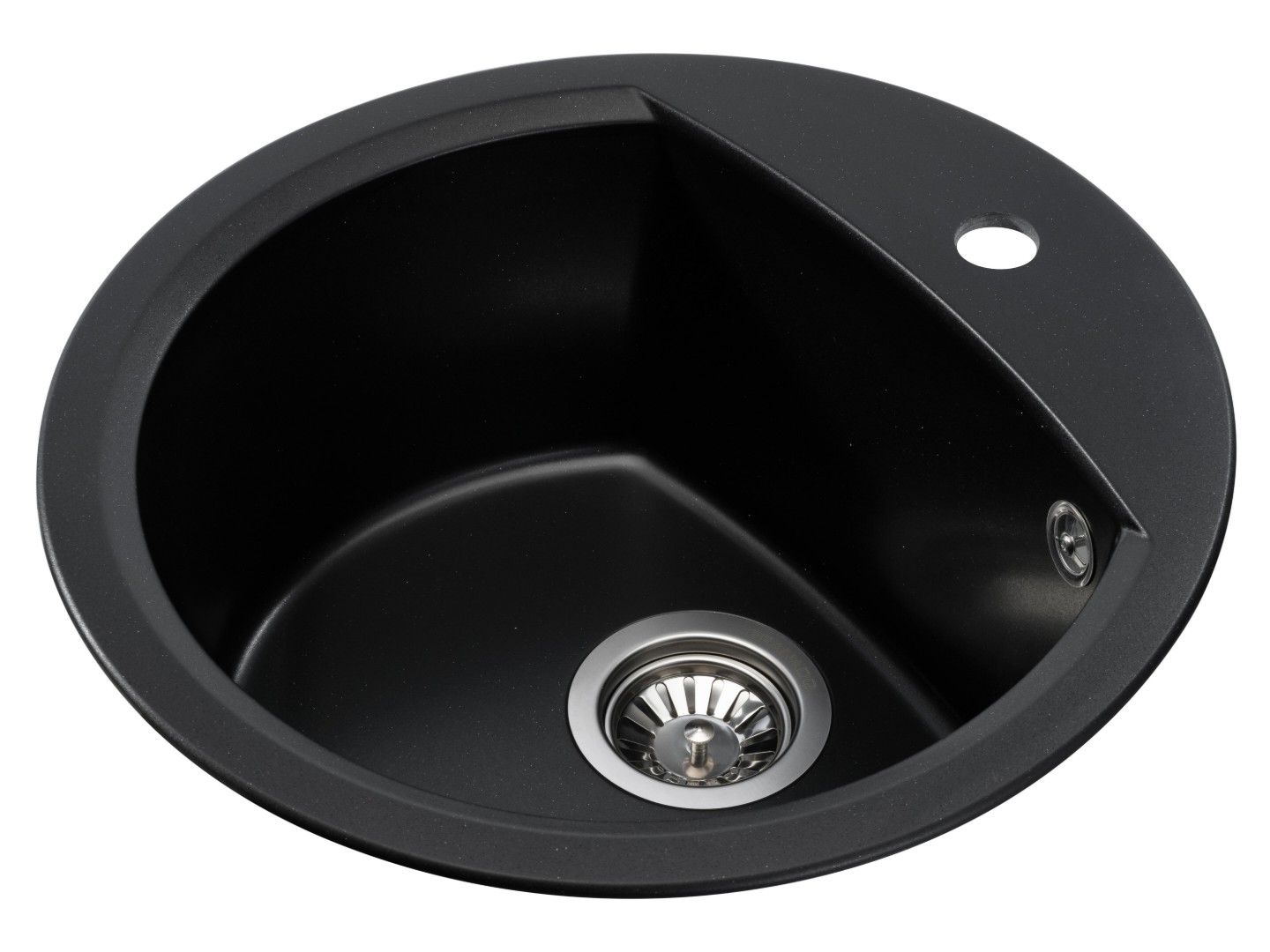 Мийка кухонна GRANADO RONDA black shine — фото 2