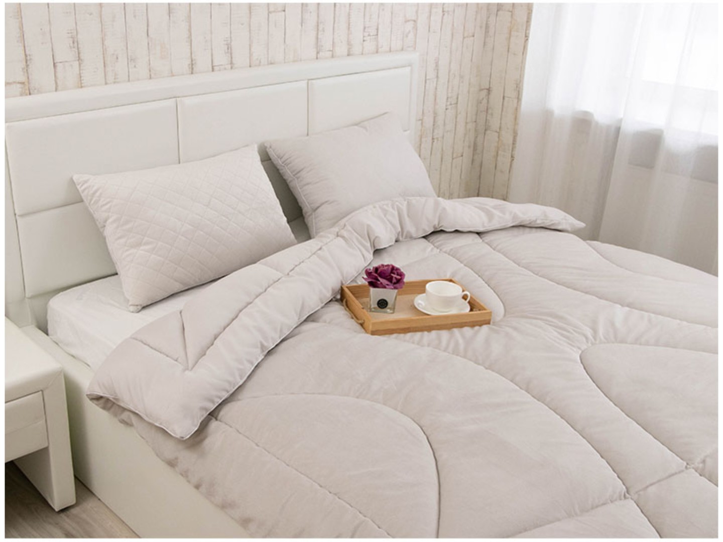 Подушка стандартна Руно 50х70 двокамерна (310.55_Soft Pearl) — фото 7