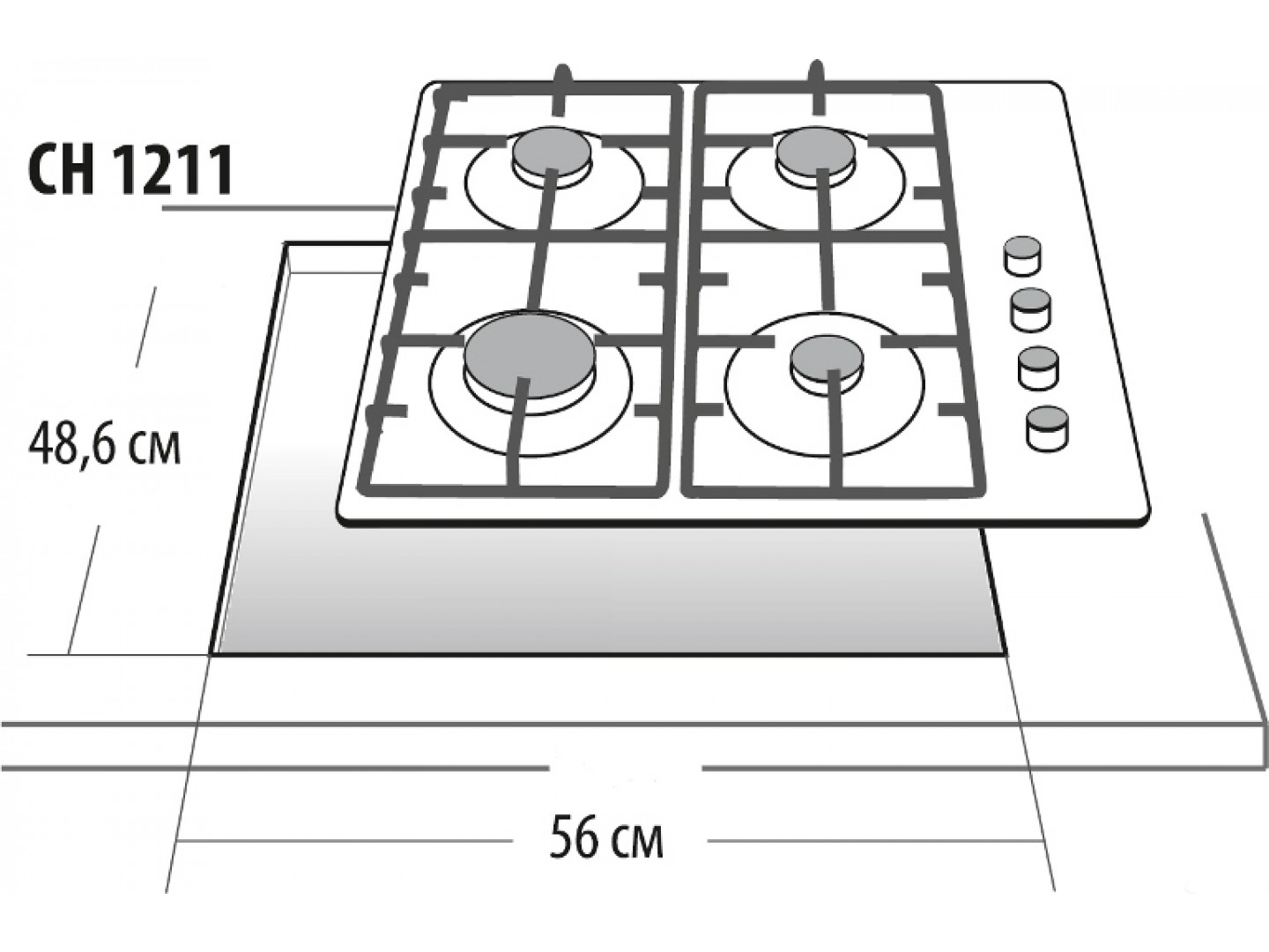 Варочная панель Гефест СГ СН 1210 к2