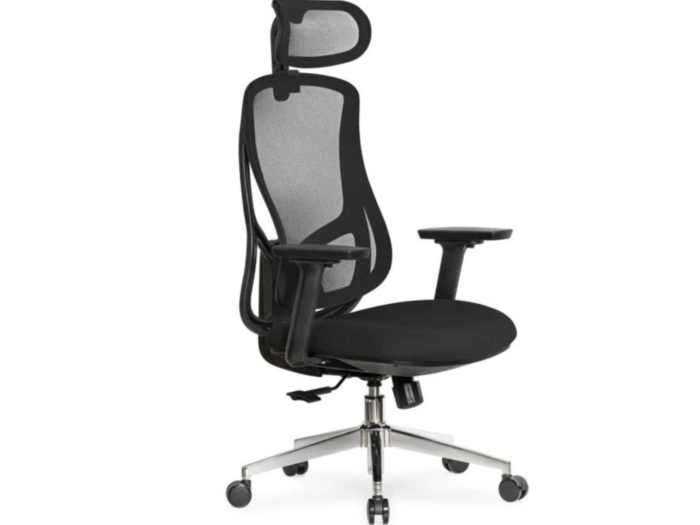 Крісло офісне Mealux Flow Fabric Black (HF-B30 F/B) — фото 1