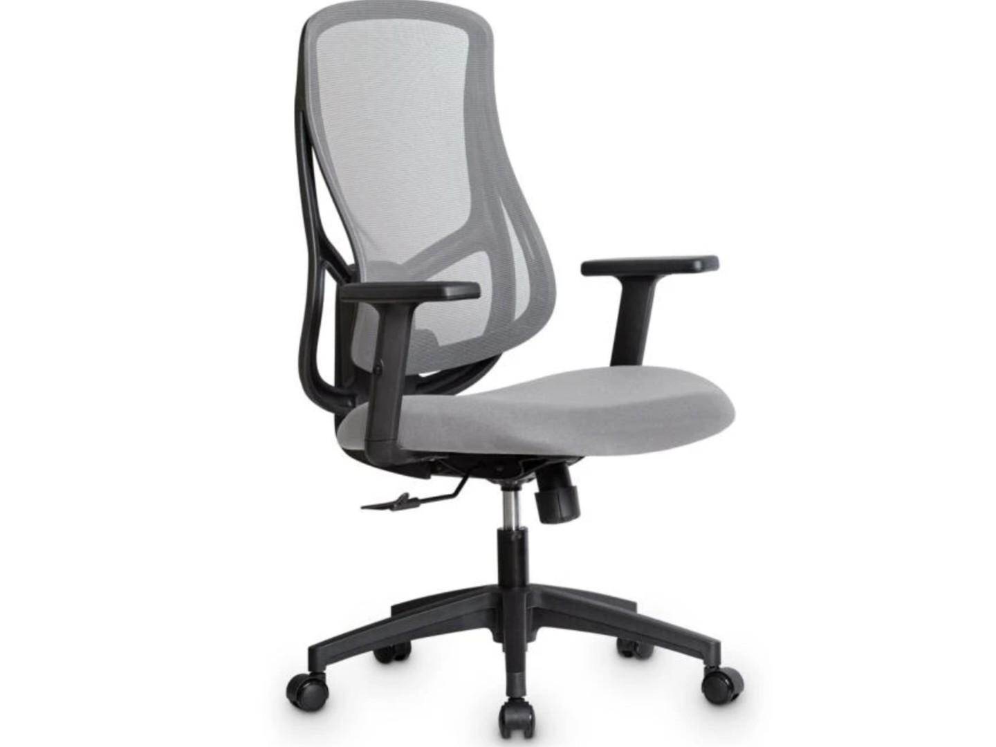 Крісло офісне Mealux Flow Lite Fabric Grey (HF-B20 F/G) — фото 1