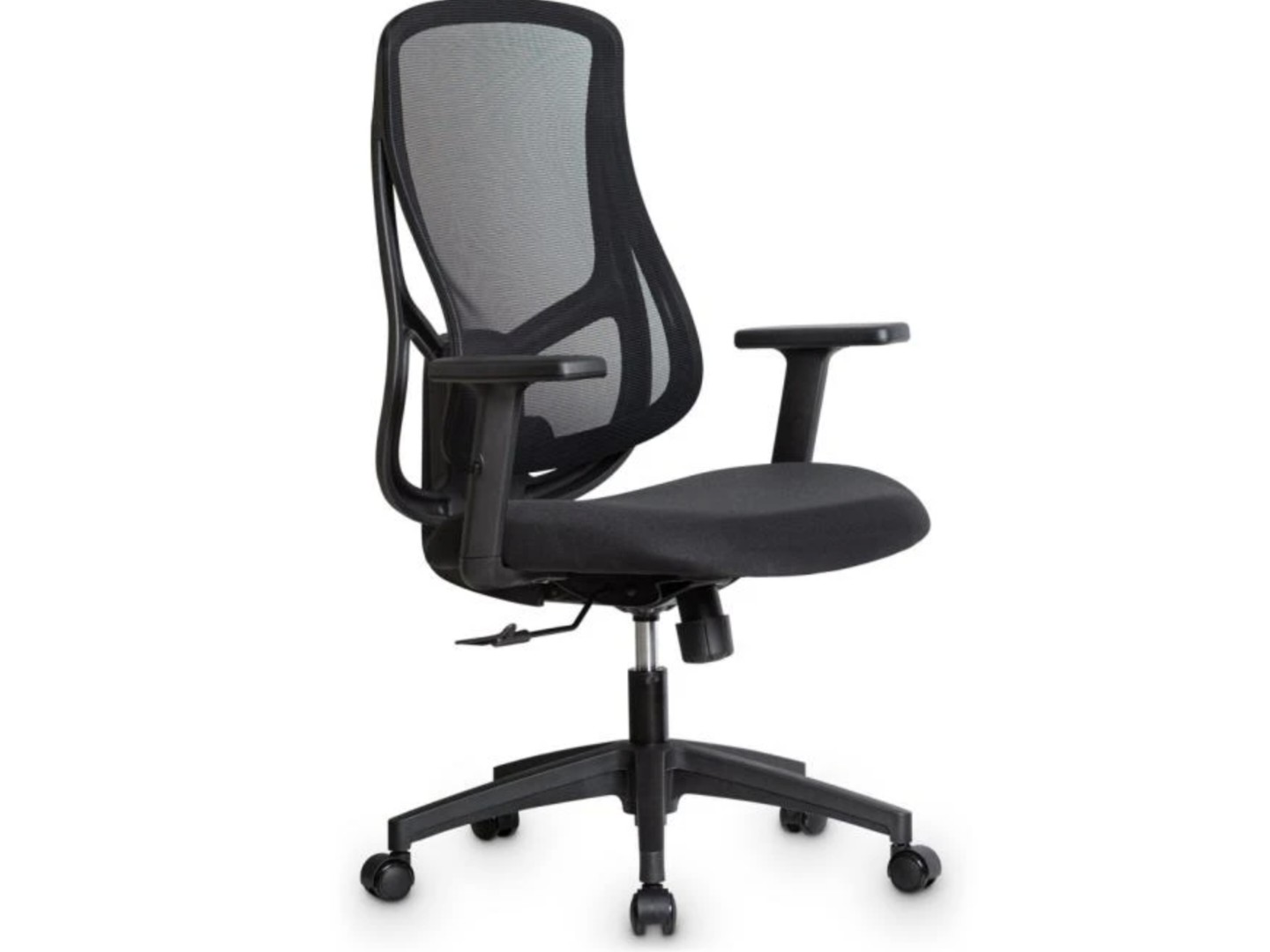 Крісло офісне Mealux Flow Lite Fabric Black (HF-B20 F/B) — фото 1