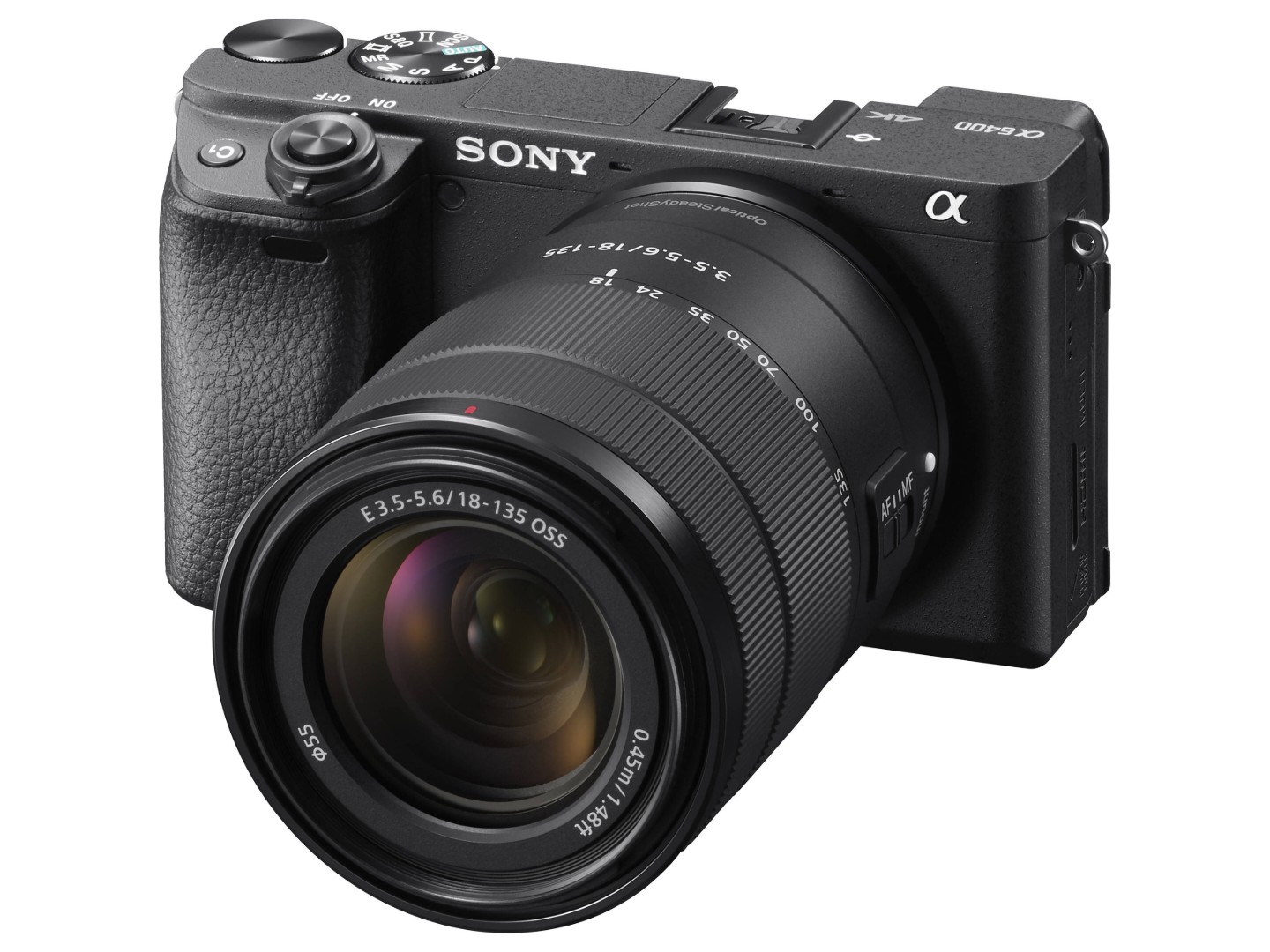 Фотокамера бездзеркальна Sony Alpha 6400 kit + 18-135 Black (ILCE6400MB.CEC)