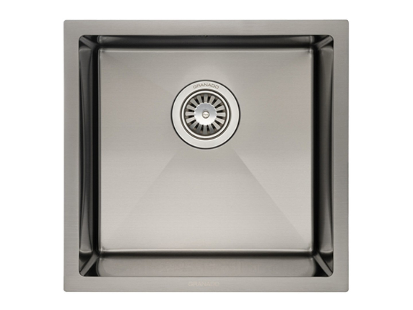 Мийка кухонна GRANADO Under top mini STEEL S201 black — фото 1