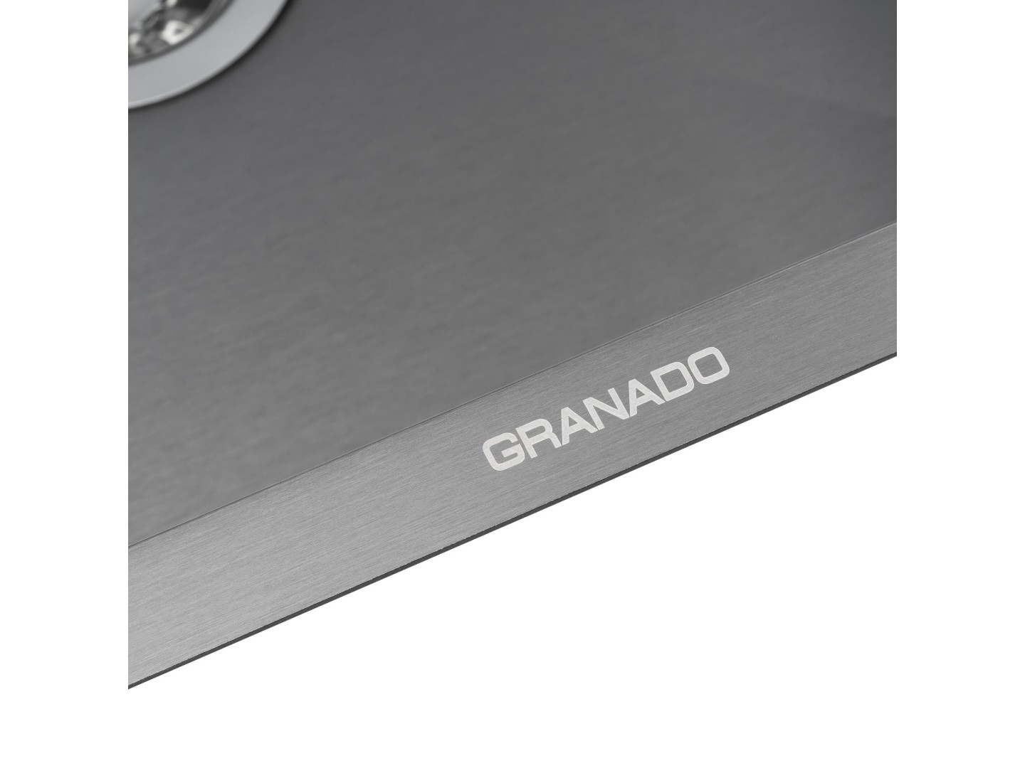 Мийка кухонна GRANADO Under top L STEEL S201 black — фото 3