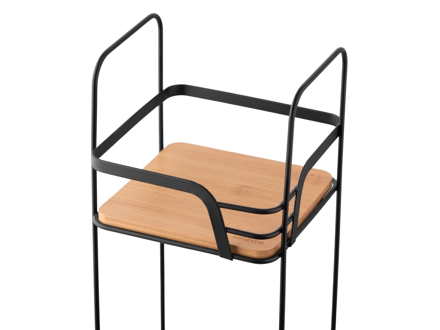 Органайзер для кухні ARDESTO Minimalism 2-ярусний 16х15.5х40 см чорний (ARHK4502BB) — фото 2