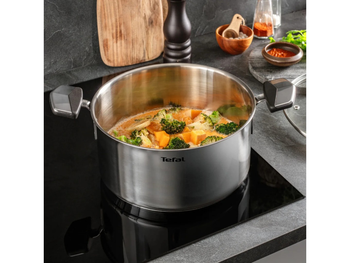 Каструля Tefal E3284644 Space+ Emotion+ 24 см (5,4 л) з кр. — фото 16
