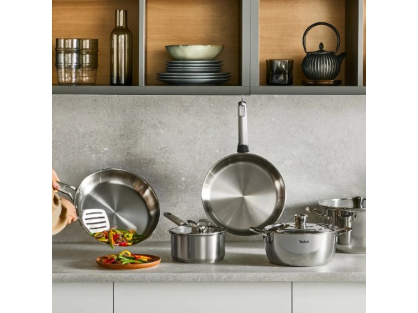 Каструля Tefal E3366955 Space+ Emotion+ XL 30 см (11,4 л) з кр. — фото 11