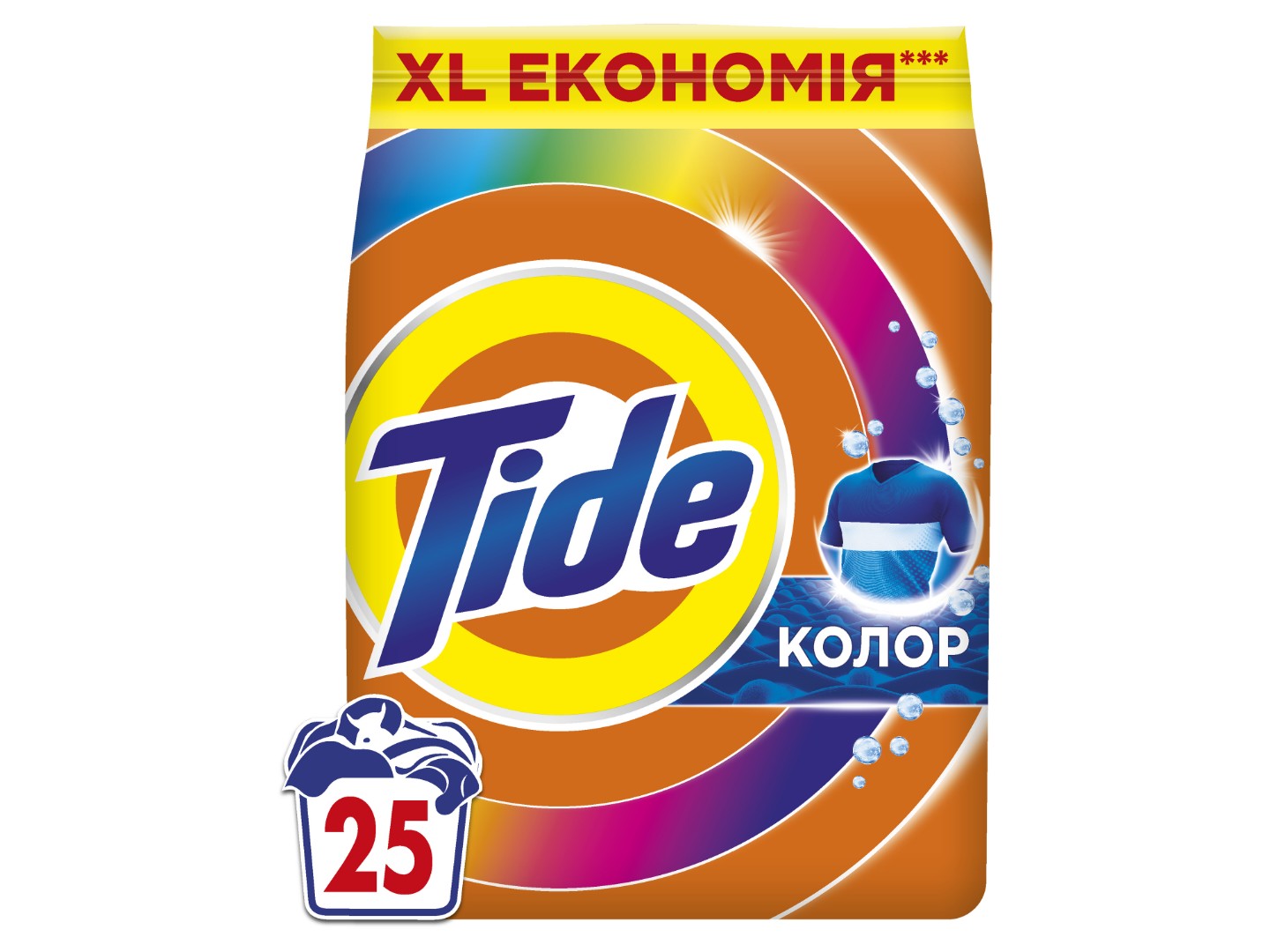 Пральний порошок Tide Аква-Пудра Color 25 циклів, 3.4 кг