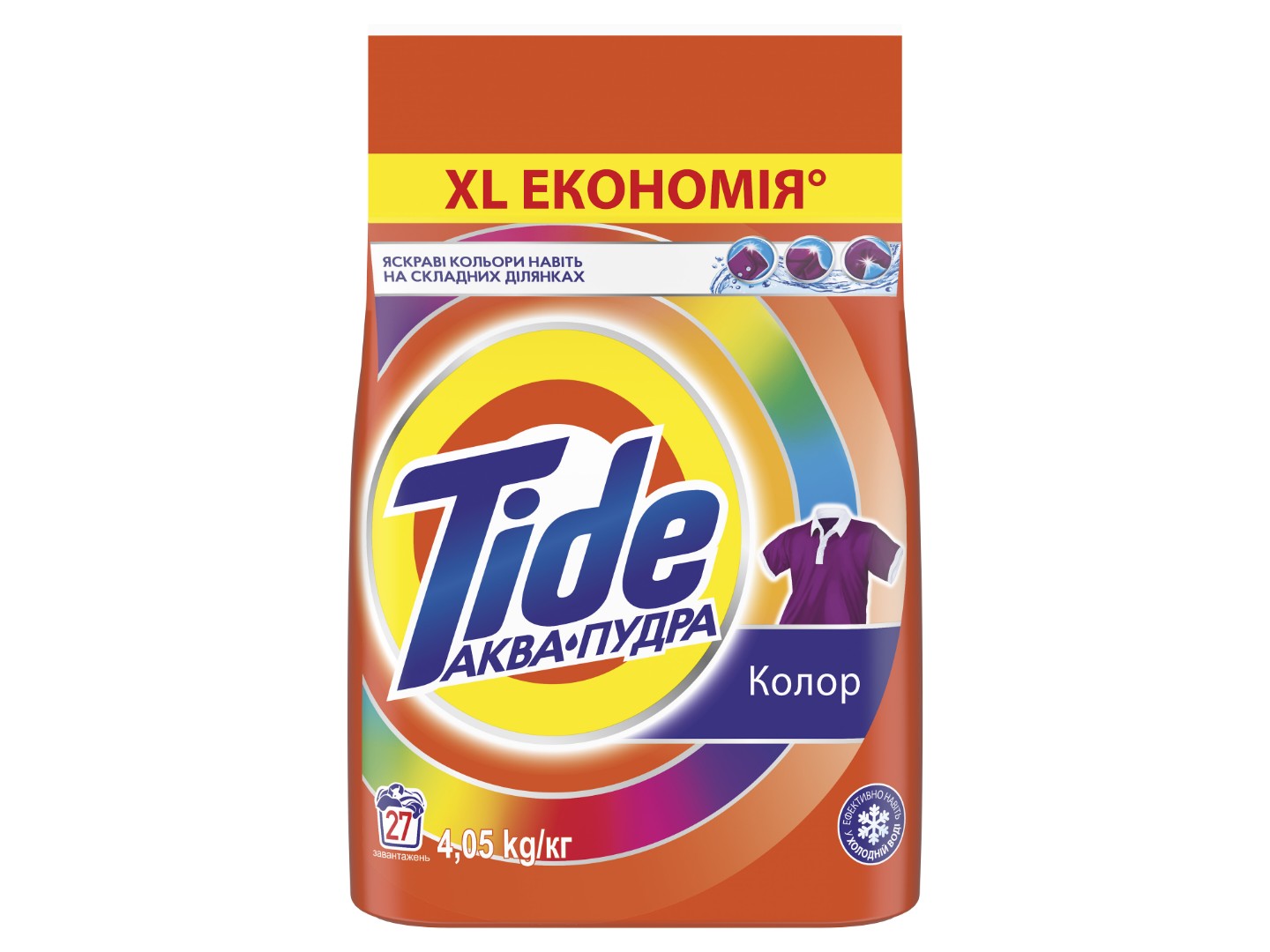 Пральний порошок Tide Аква-Пудра Color 4.05 кг (8006540535301) — фото 2