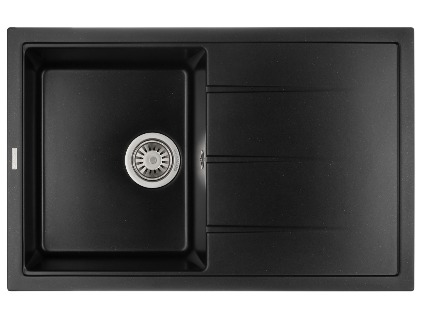 Мийка кухонна GRANADO Toledo Black Shine — фото 1