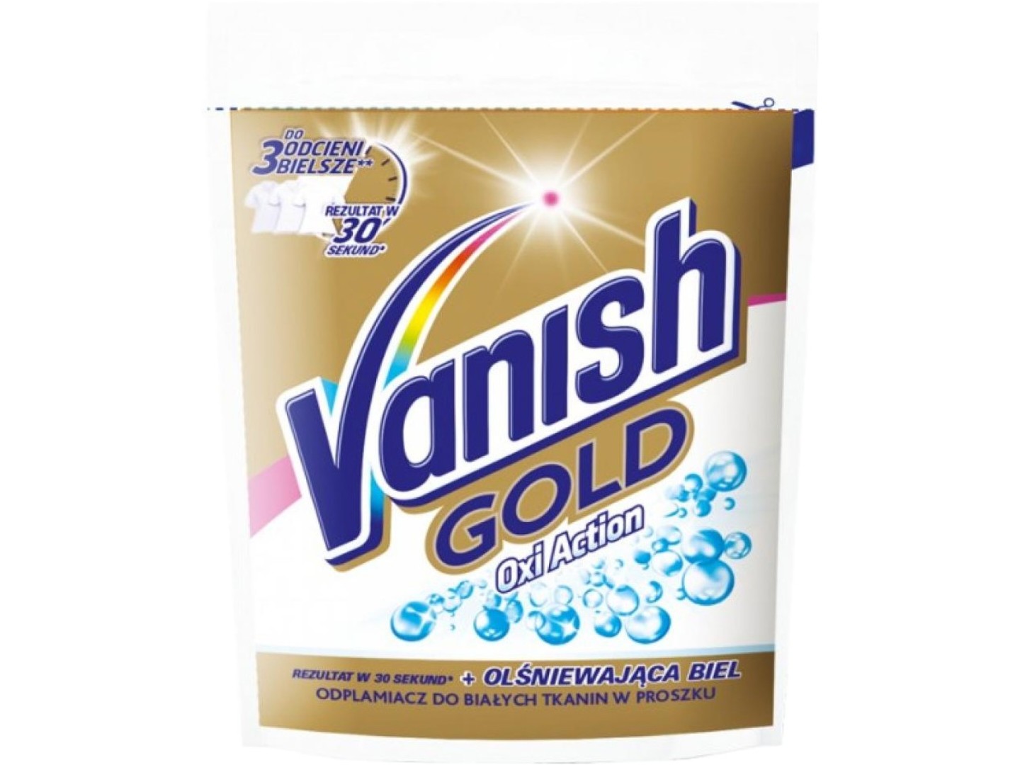 Засіб для видалення плям Vanish Gold Oxi Action Кришталева білизна 30 г (5900627063776)
