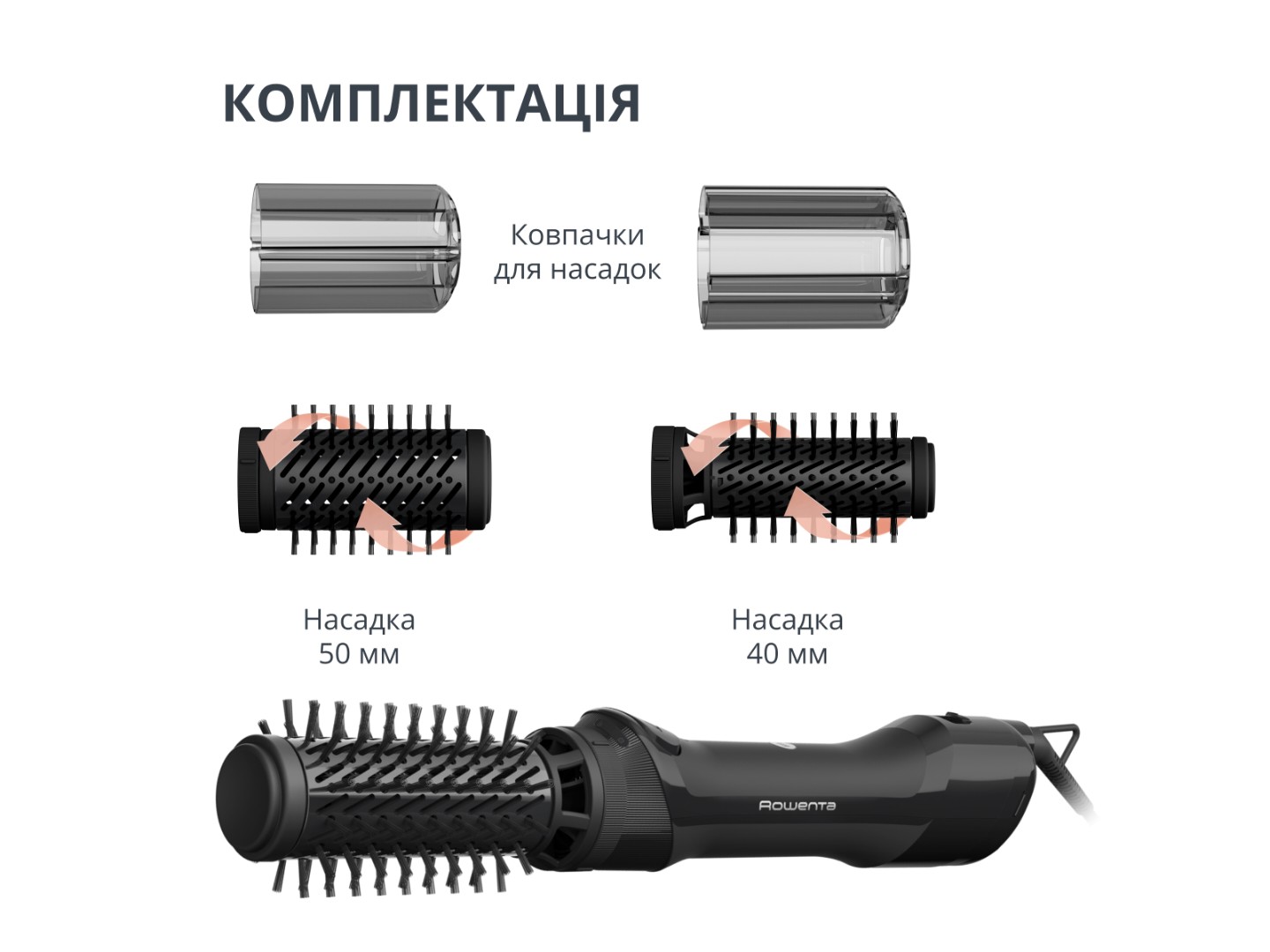 Фен-щітка Rowenta UB9520F0 — фото 7