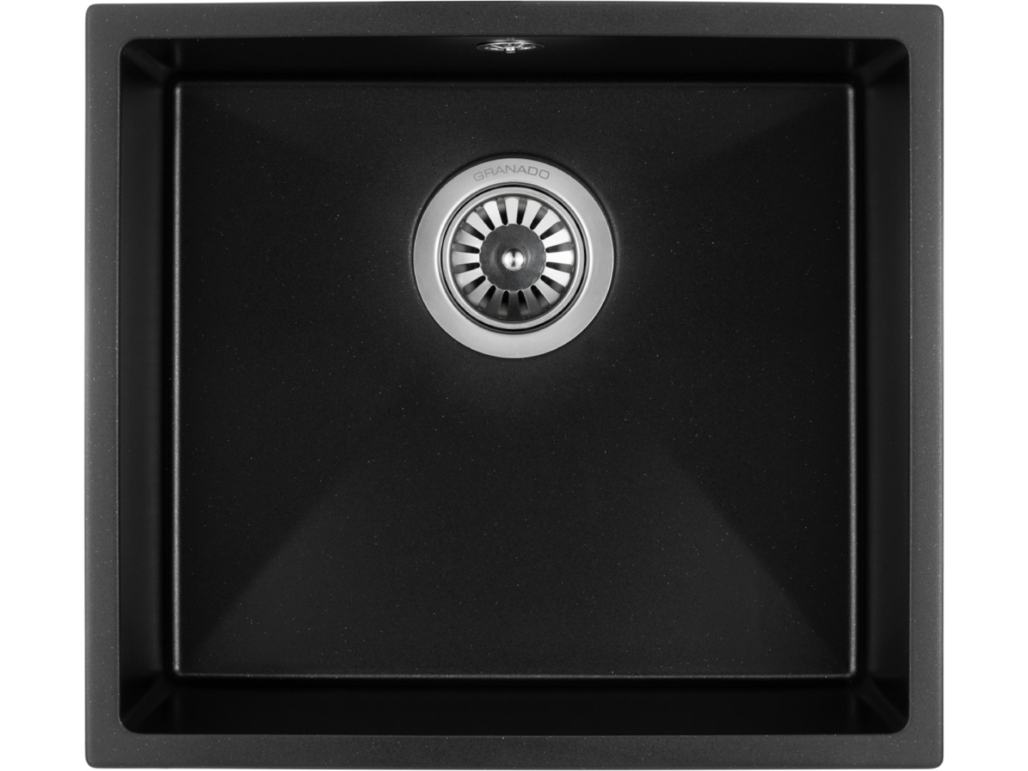 Мийка кухонна GRANADO Under Top Max Black Shine — фото 1