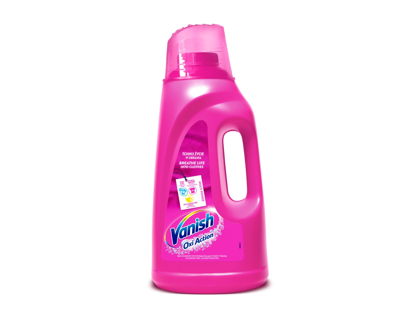 Засіб для видалення плям Vanish OXI ACTION ІНТЕЛЕКТ PLUS PINK 2л