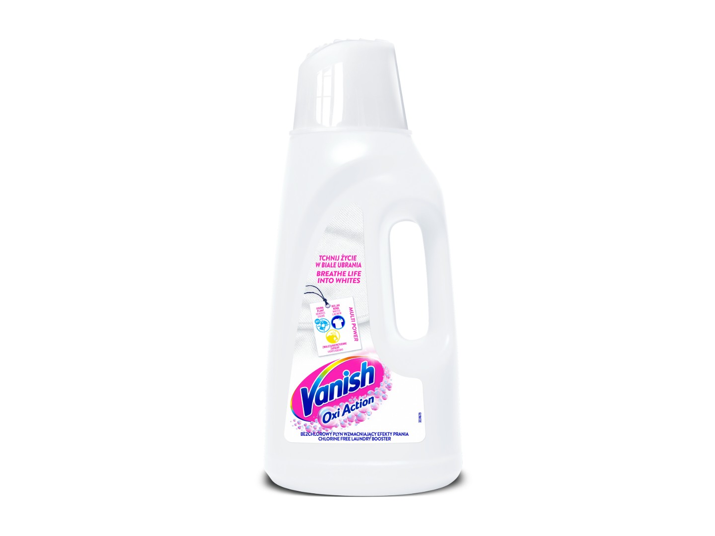 Засіб для видалення плям Vanish OXI ІНТЕЛЕКТ PLUS WHITE 2л