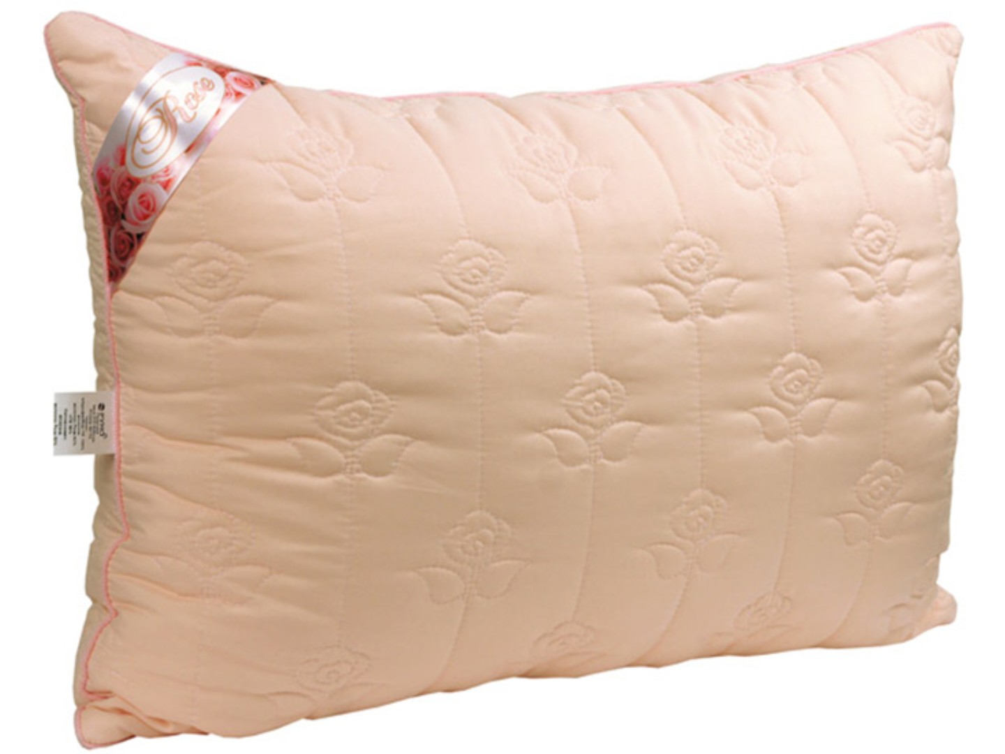 Подушка стандартна Руно 50х70 з волокна рози (310.52Rose Pink) — фото 1