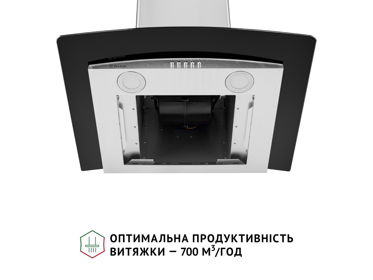 Витяжка декоративна Perfelli GRASSI 6HMX INOX — фото 9