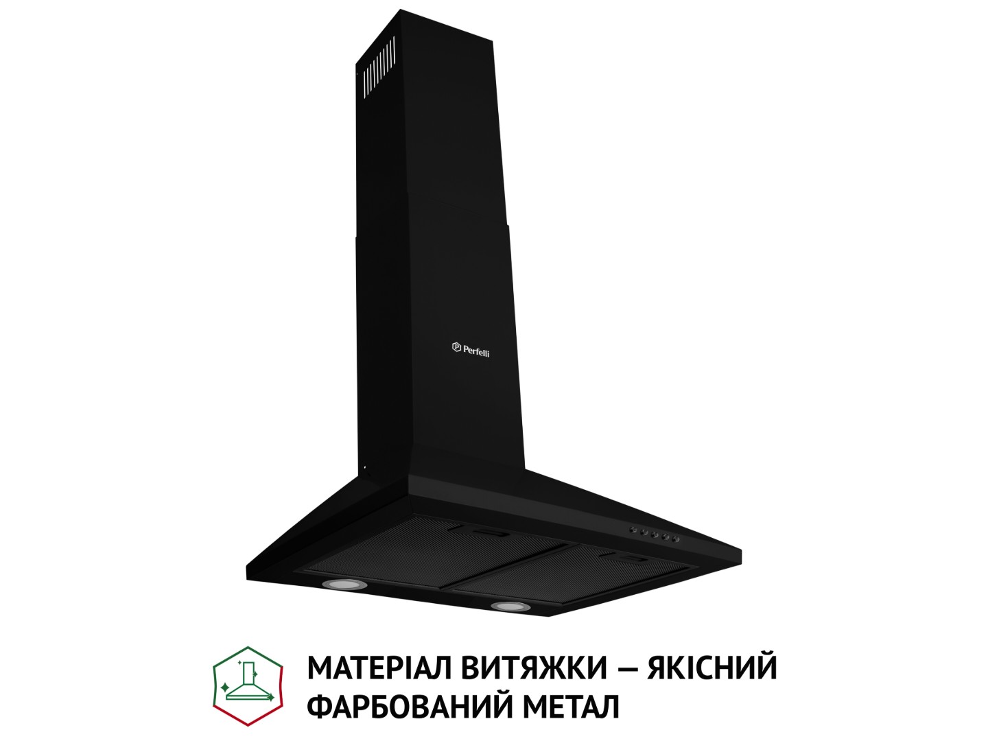 Витяжка декоративна Perfelli K 6610 BL 1000 LED — фото 2