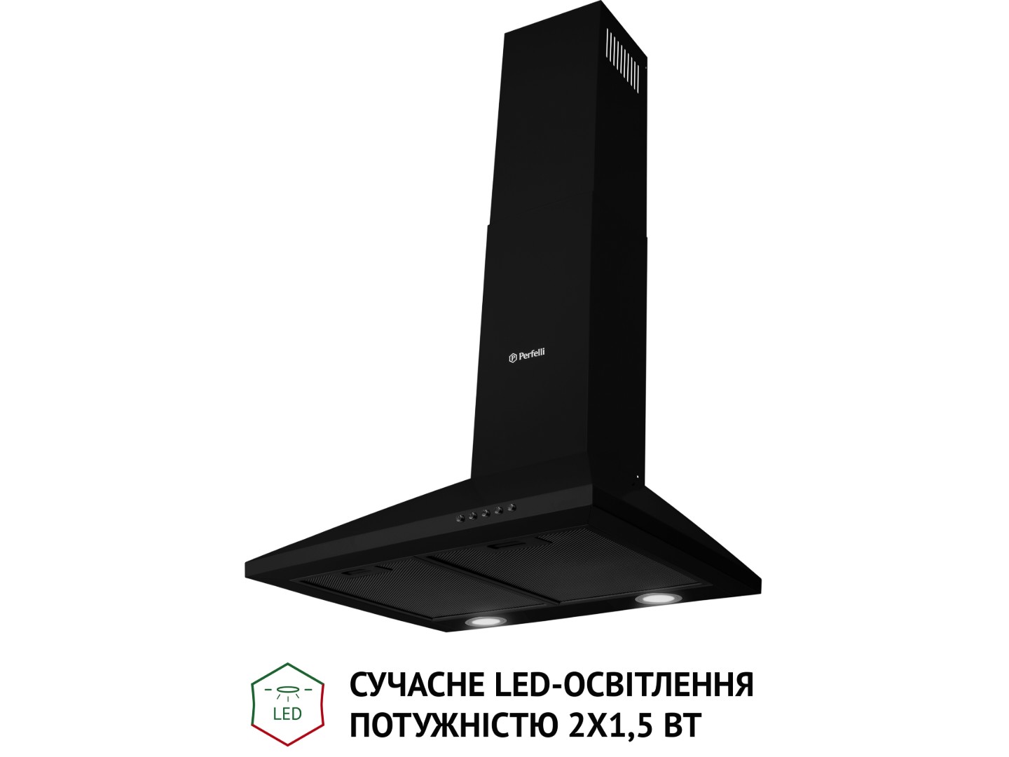 Витяжка декоративна Perfelli K 5210 BL 700 LED — фото 3