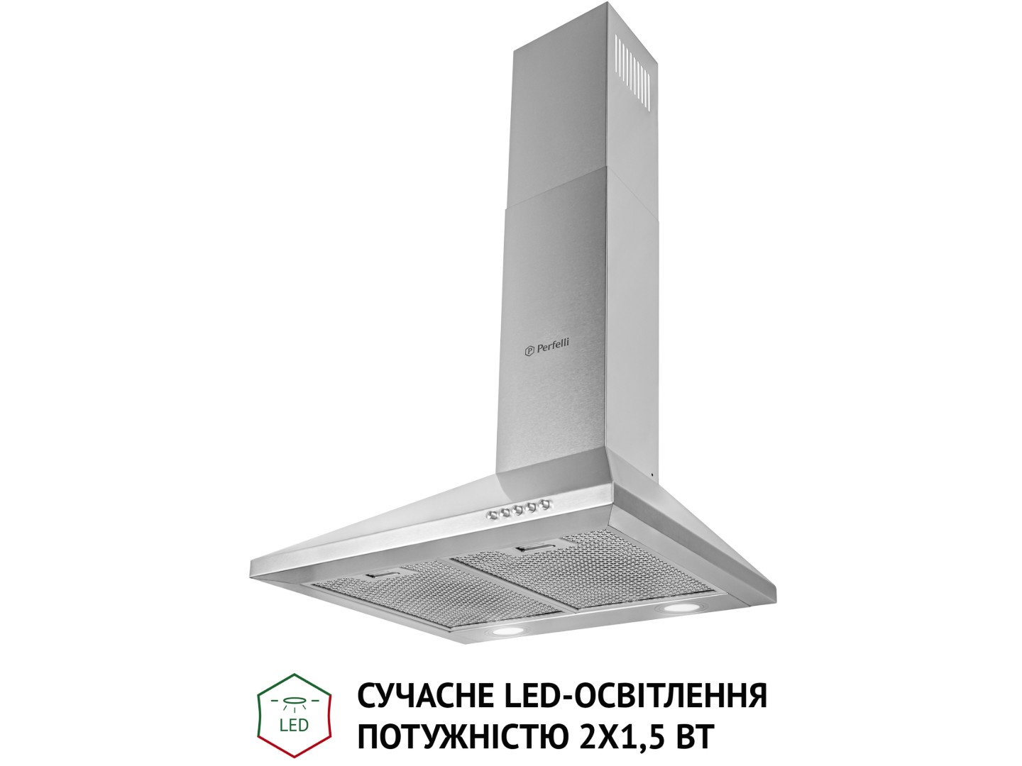 Витяжка декоративна Perfelli K 6210 I 700 LED — фото 3