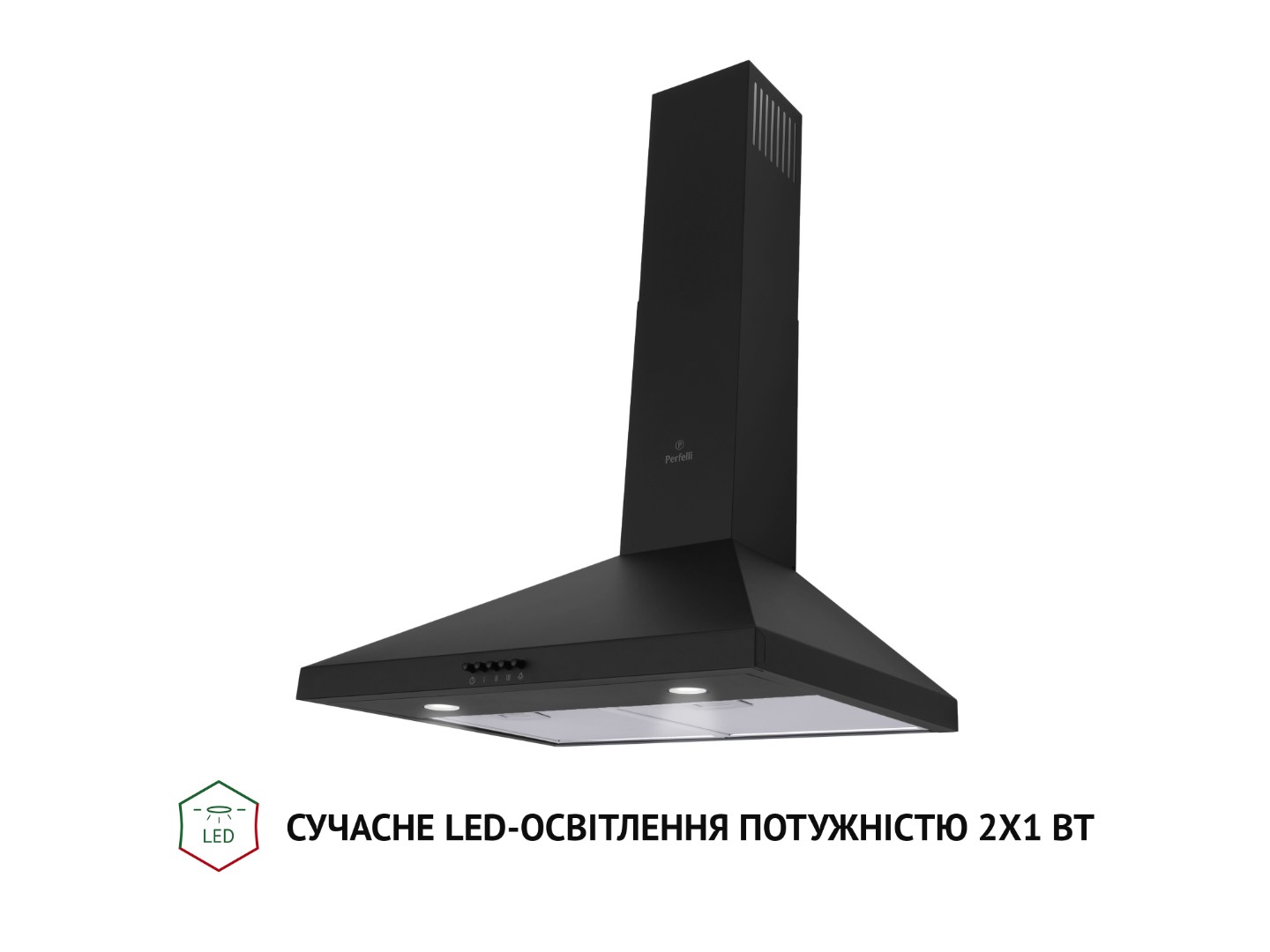 Витяжка декоративна Perfelli K 6402 BL 850 LED — фото 3