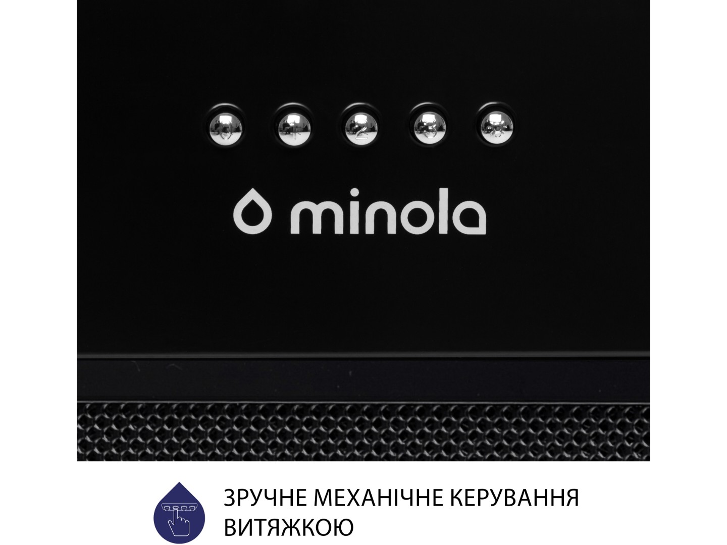 Витяжка вбудована Minola HBI 5622 BLF 1000 LED — фото 6