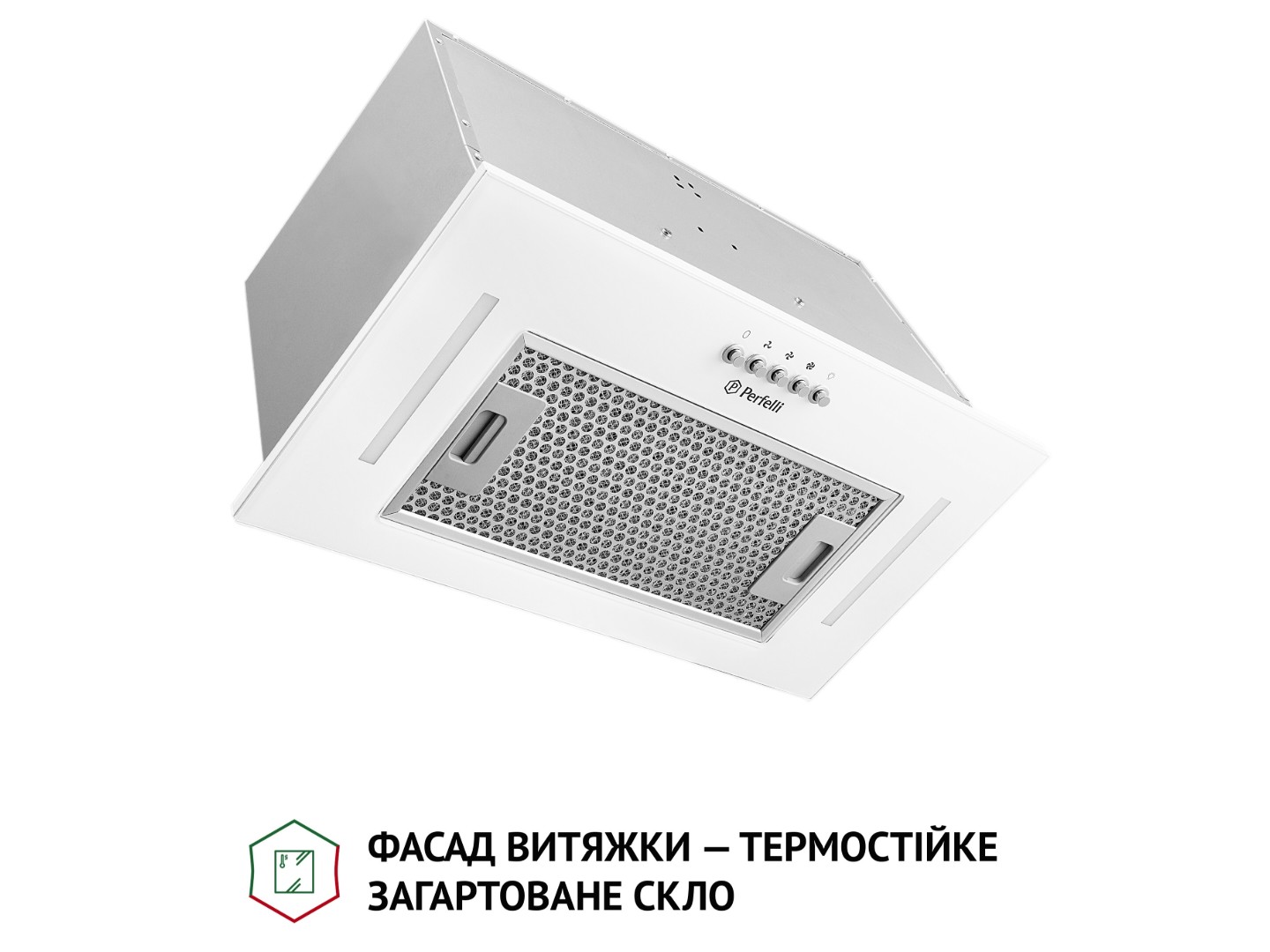 Витяжка вбудована Perfelli BI 5684 WH 1000 LED — фото 2