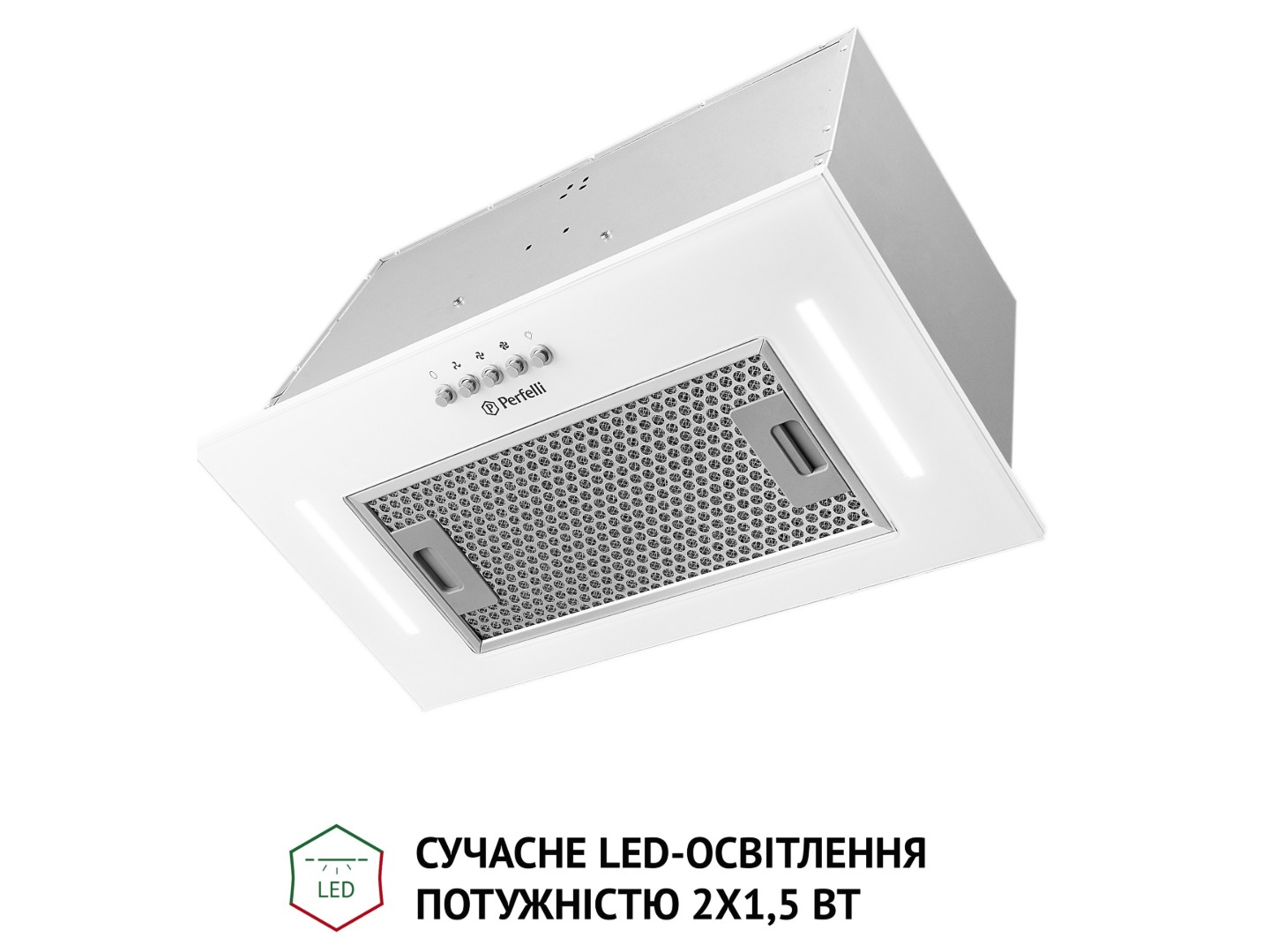 Витяжка вбудована Perfelli BI 5684 WH 1000 LED — фото 3