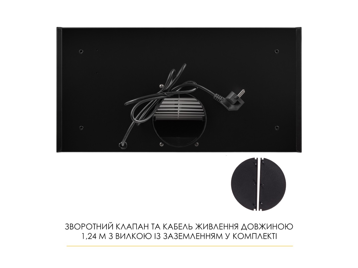 Витяжка вбудована Weilor LUMINA WBG 69 BLACK SILENCE — фото 21